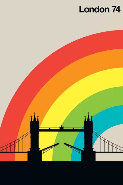 Famous Bridges: London 74 by Bo Lundberg