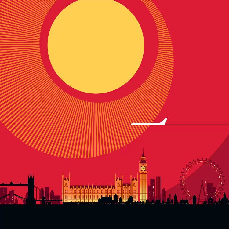 London Red by Bo Lundberg wall art