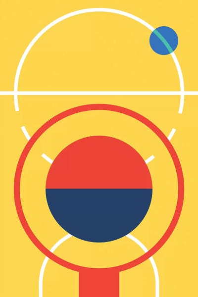Kids Sports Art: Basketball by Bo Lundberg