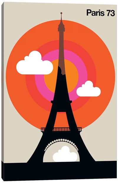 Paris 73 Canvas Art Print - Tower Art