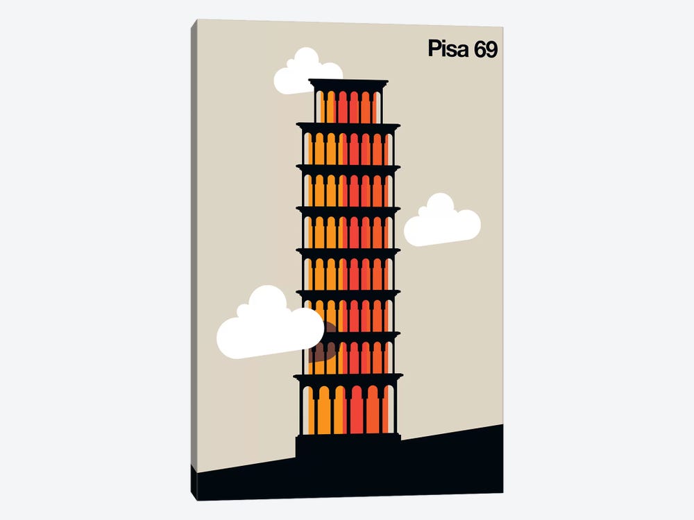 Pisa 69 by Bo Lundberg 1-piece Canvas Artwork