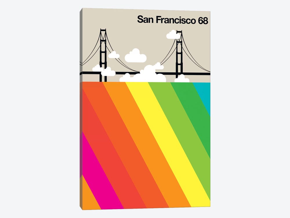 San Francisco 68 by Bo Lundberg 1-piece Canvas Wall Art