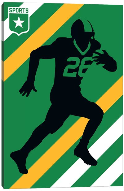 Sport - American Football Canvas Art Print - Football Art