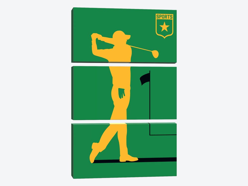 Sport - Golf by Bo Lundberg 3-piece Canvas Wall Art