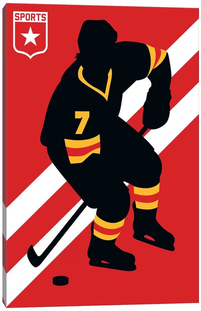 Sport - Ice Hockey Canvas Art Print - Bo Lundberg