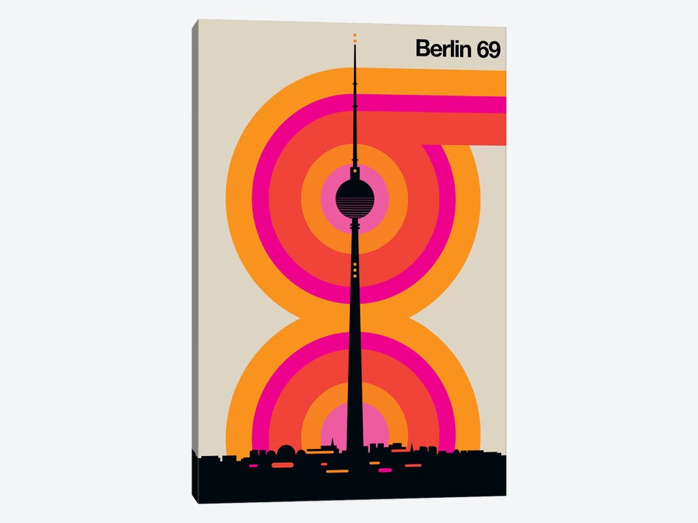 Berlin 69 by Bo Lundberg 1-piece Canvas Artwork