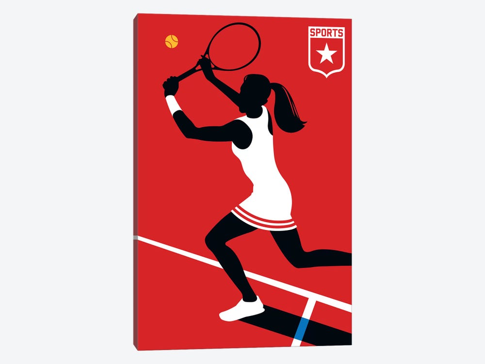 Sport - Tennis by Bo Lundberg 1-piece Canvas Art Print