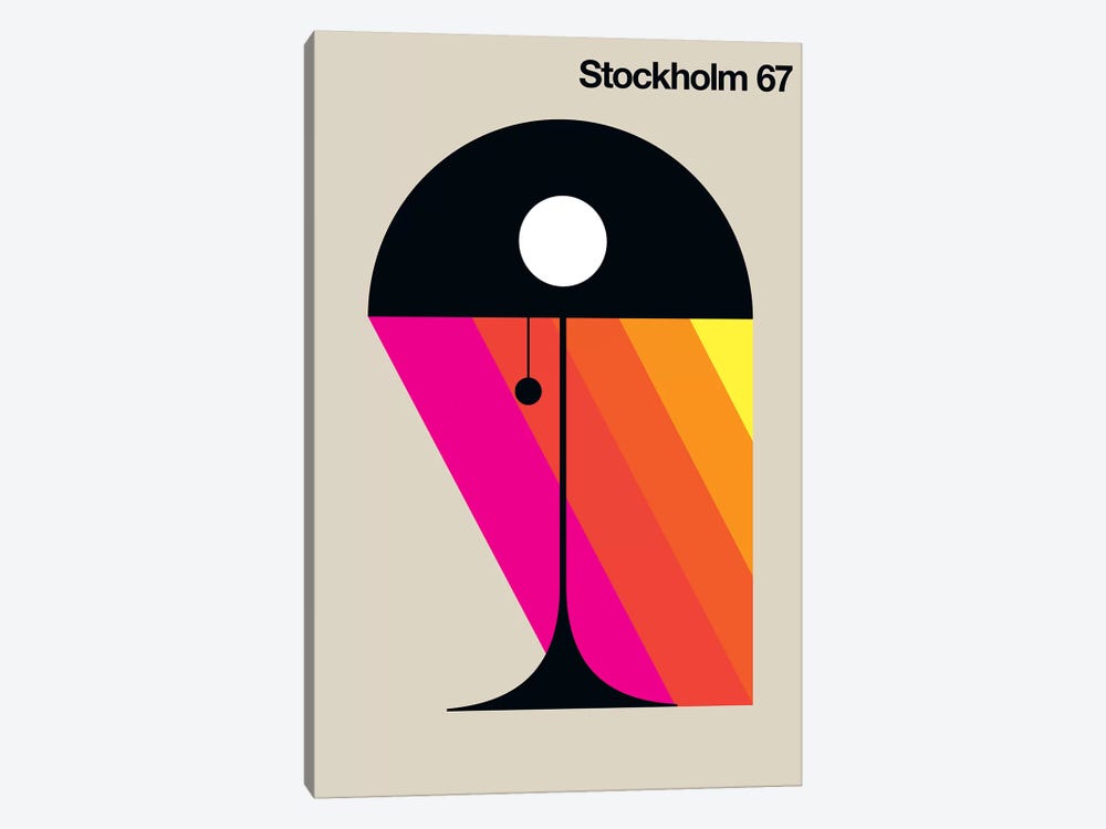 Stockholm 67 by Bo Lundberg 1-piece Canvas Artwork