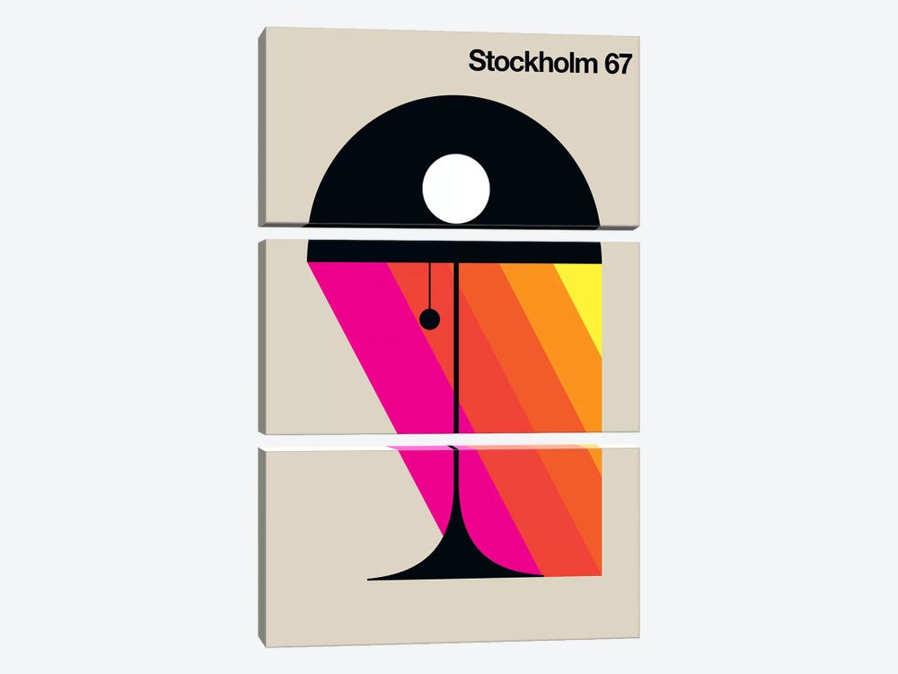 Stockholm 67 by Bo Lundberg 3-piece Canvas Art