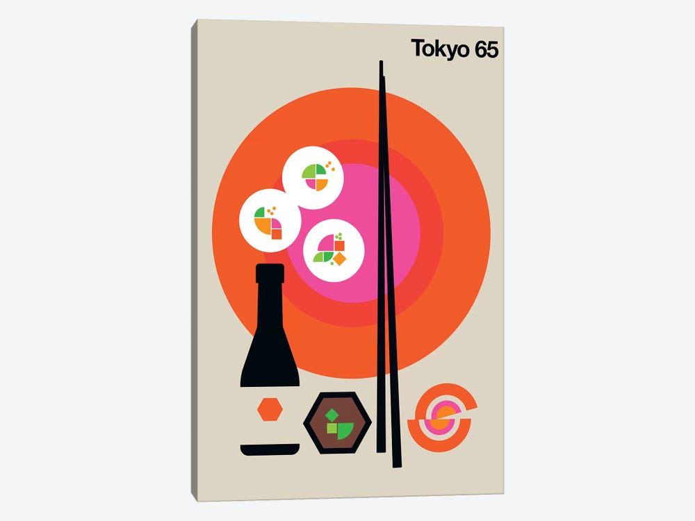 Tokyo 65 by Bo Lundberg 1-piece Canvas Art