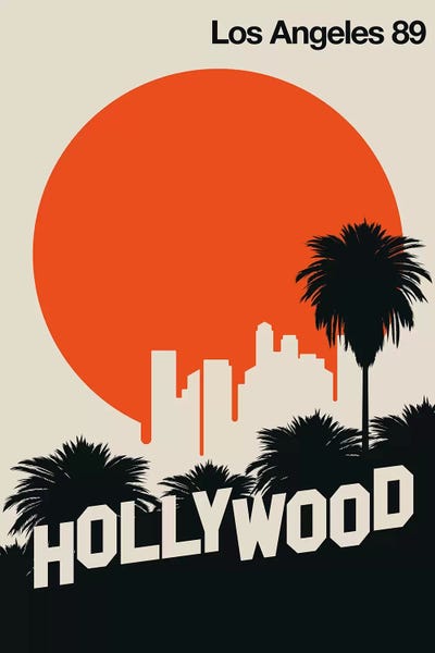 Hollywood Sign: Los Angeles 89 by Bo Lundberg