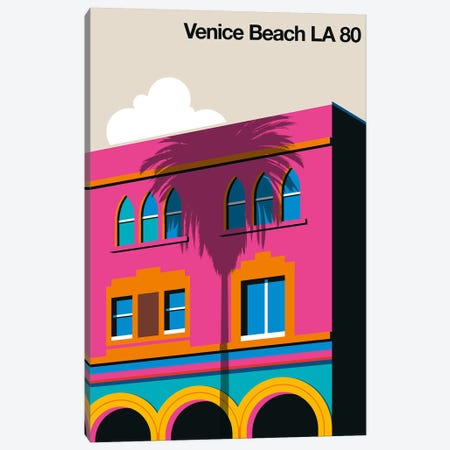 Venice Beach 80 Canvas Print #UND70} by Bo Lundberg Art Print