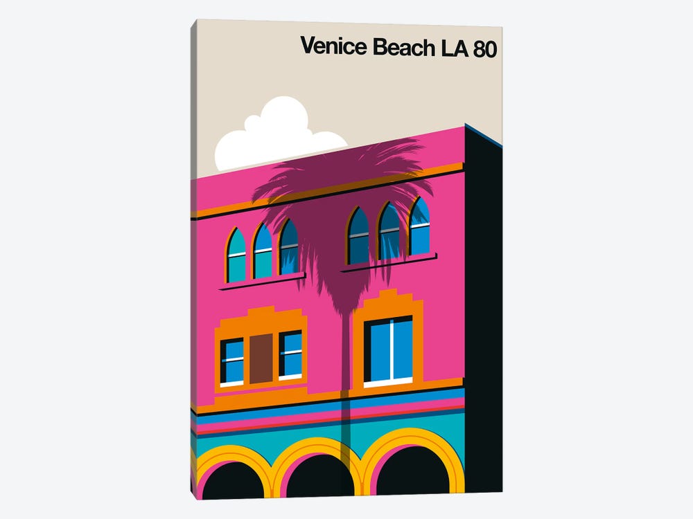 Venice Beach 80 by Bo Lundberg 1-piece Canvas Artwork