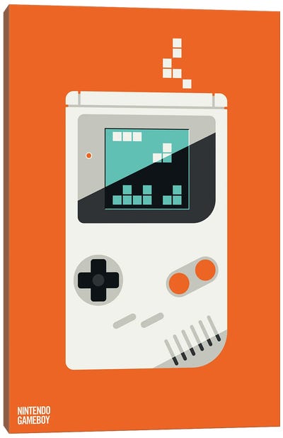 Nintendo Game Boy Canvas Art Print - Bo Lundberg
