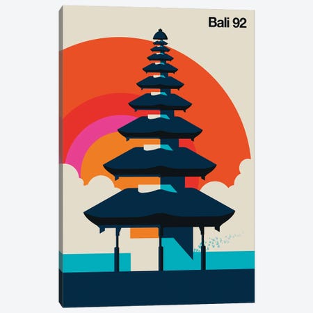 Bali 92 Canvas Print #UND84} by Bo Lundberg Canvas Print