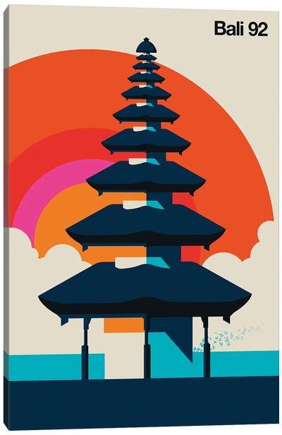 Bali 92 Canvas Art Print - Pagodas