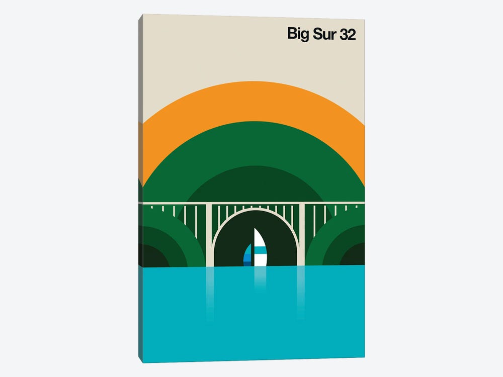 Big Sur 32 by Bo Lundberg 1-piece Canvas Artwork
