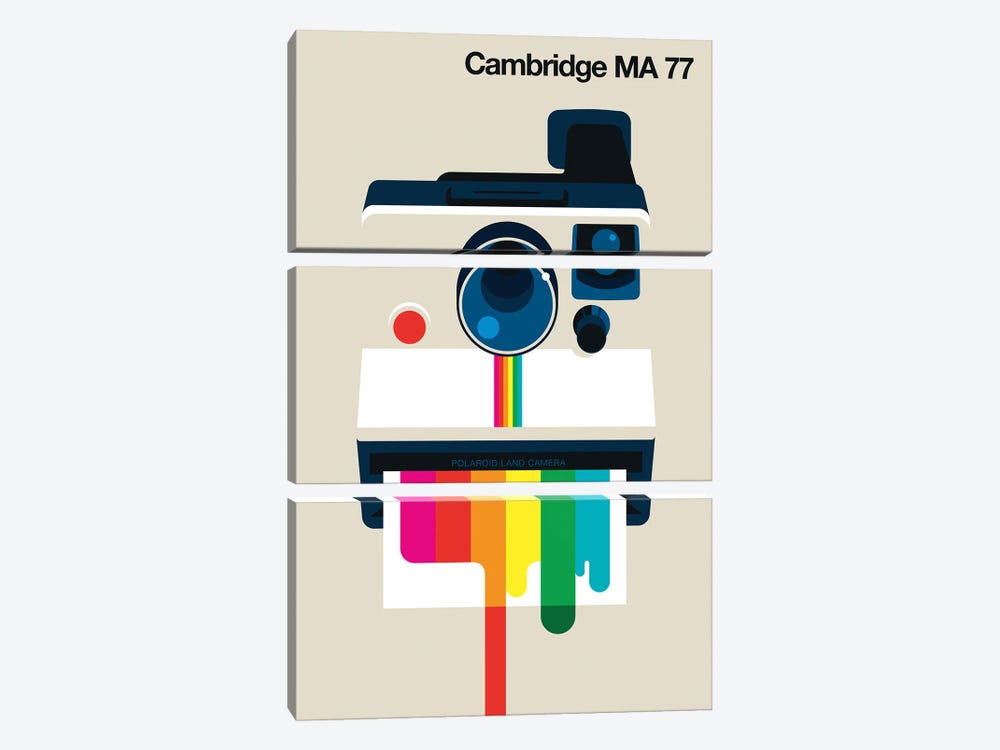 Cambridge MA 77 by Bo Lundberg 3-piece Canvas Print