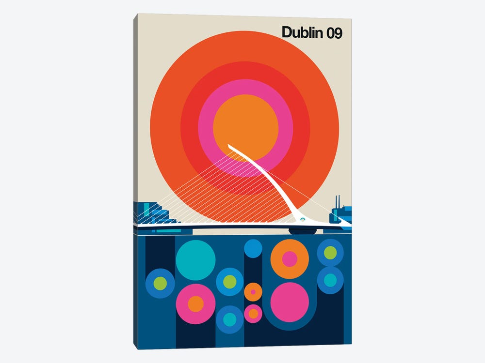 Dublin 09 by Bo Lundberg 1-piece Canvas Art