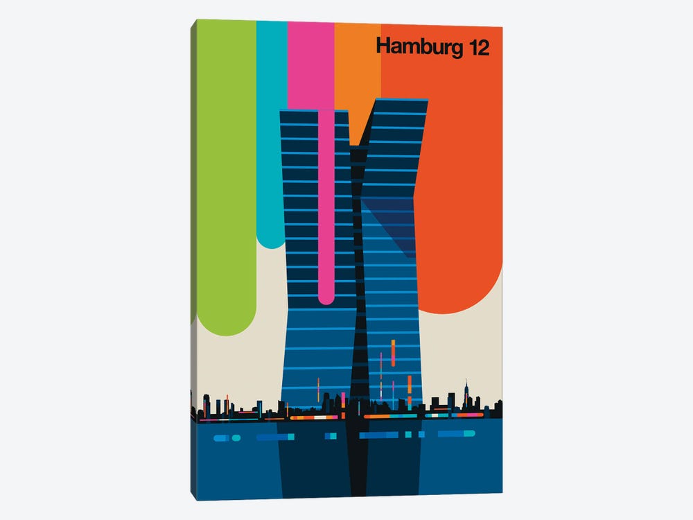 Hamburg 12 by Bo Lundberg 1-piece Canvas Print