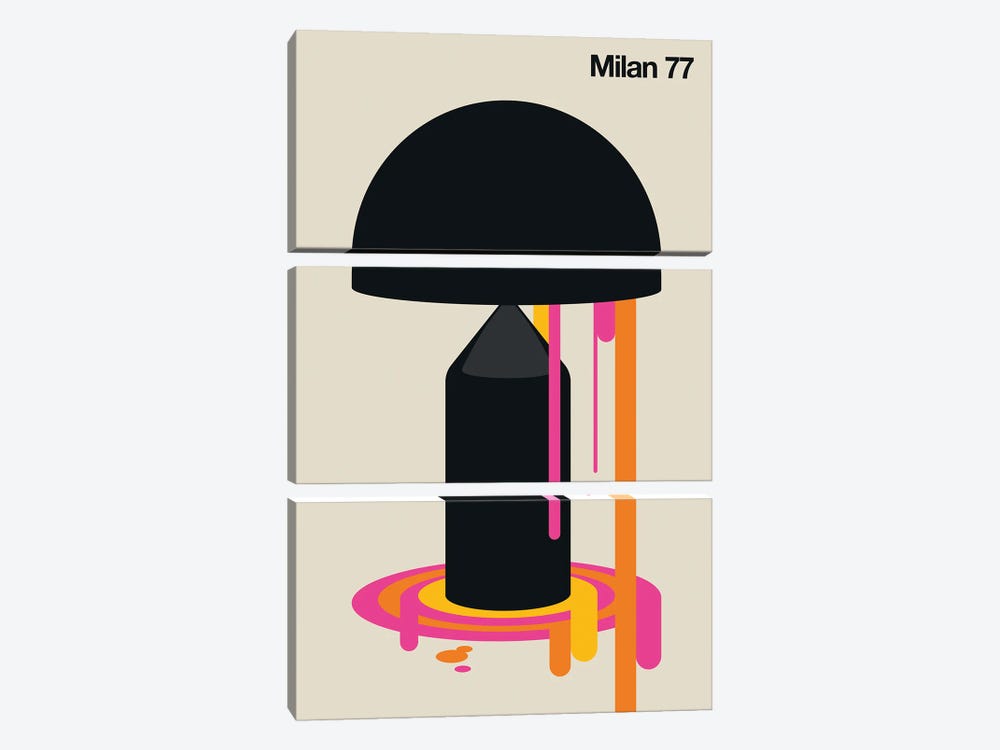 Milan 77 by Bo Lundberg 3-piece Canvas Art