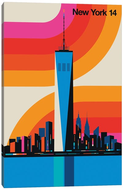 New York 14 Canvas Art Print - New York City Travel Posters