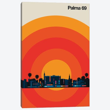 Palma 69 Canvas Print #UND95} by Bo Lundberg Canvas Artwork