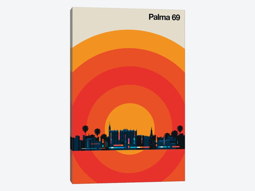 Palma 69 by Bo Lundberg 1-piece Canvas Art Print