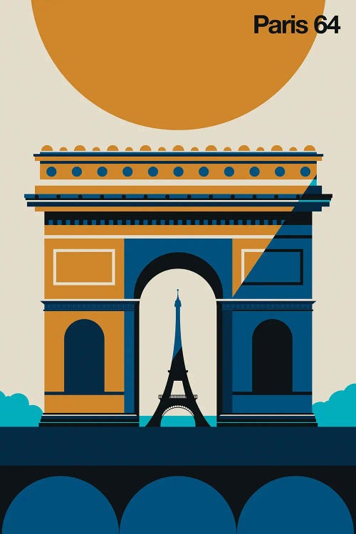 Paris 64 by Bo Lundberg wall art