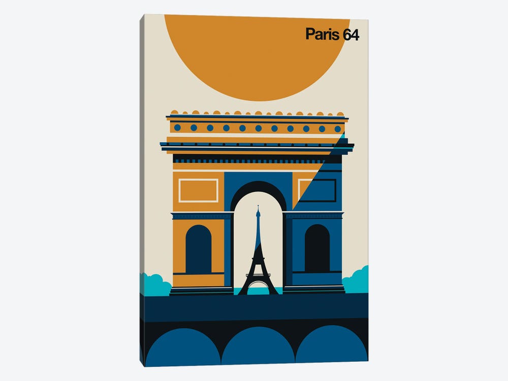 Paris 64 by Bo Lundberg 1-piece Canvas Artwork