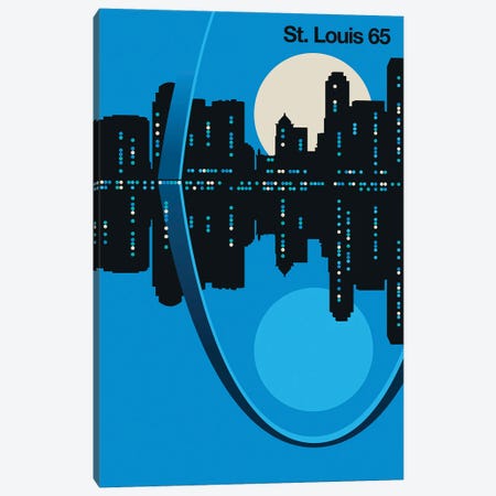 St Louis 65 Canvas Print #UND97} by Bo Lundberg Canvas Artwork