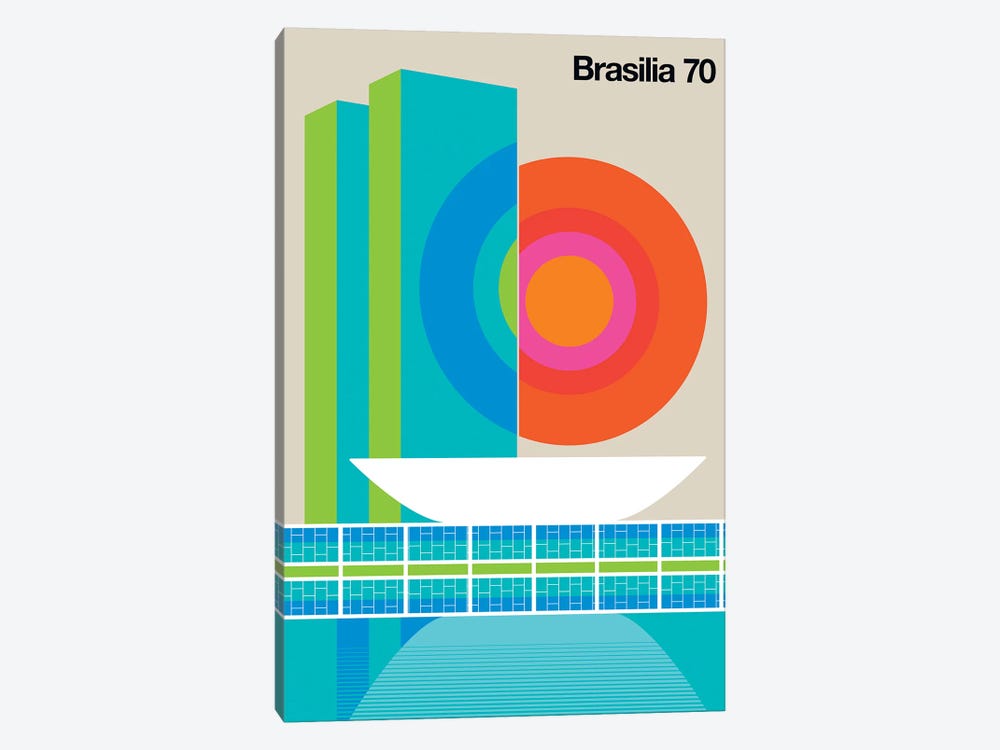Brasilia 70 by Bo Lundberg 1-piece Art Print