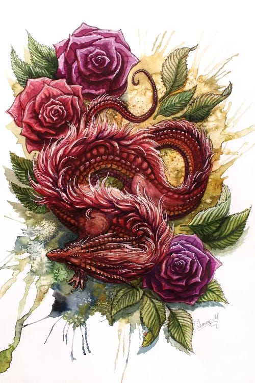 Rose by Sunima wall art