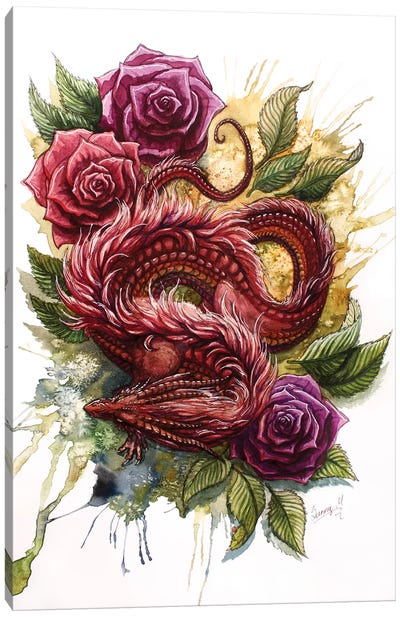 Rose Canvas Art Print - Sunima