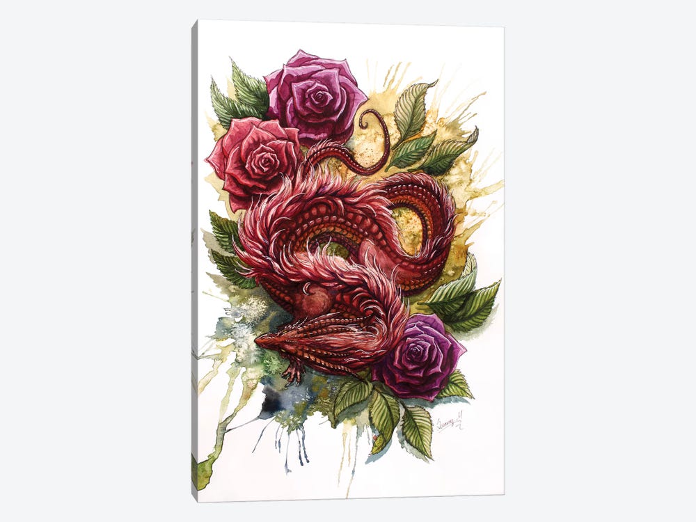 Rose by Sunima 1-piece Canvas Print