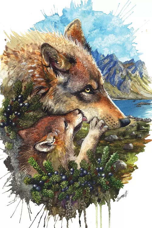 Wolf Cub Kiss