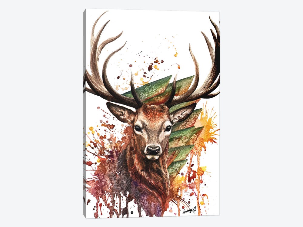 Young Deer by Sunima 1-piece Canvas Print
