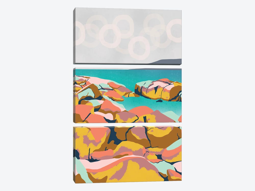 Cloud Cover by Unratio 3-piece Canvas Art Print