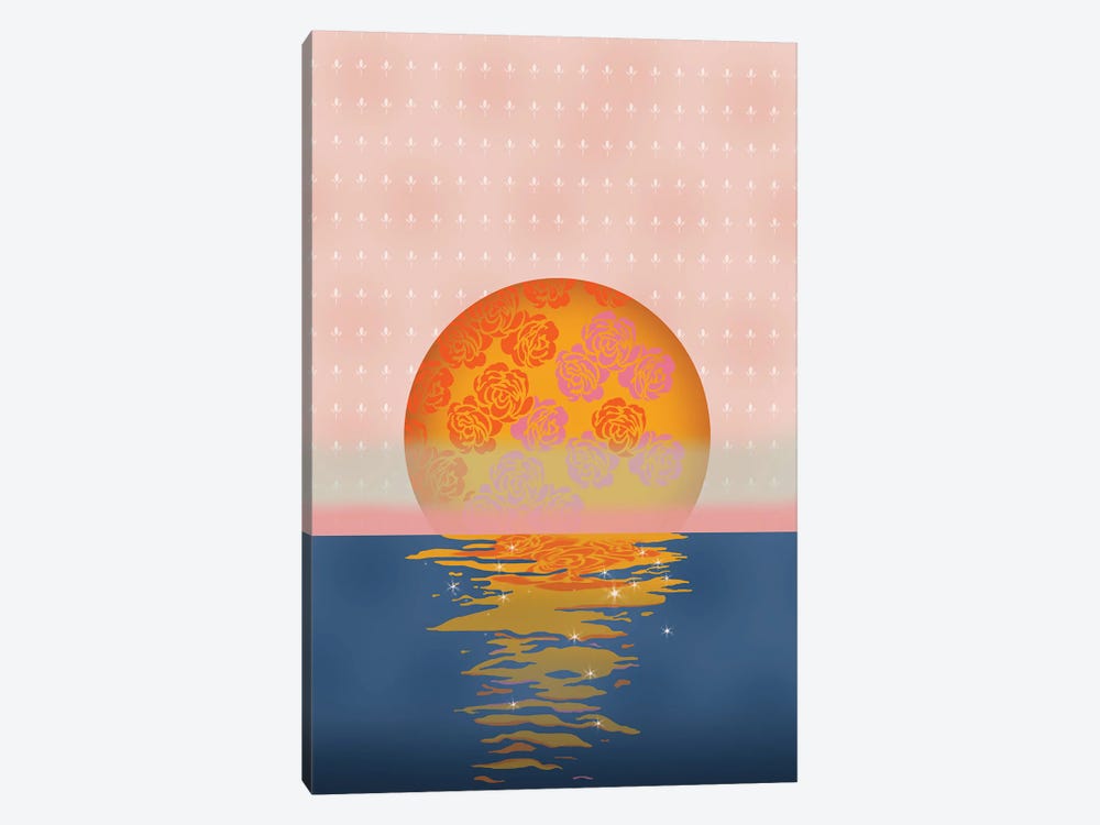 Rose Sun by Unratio 1-piece Canvas Art