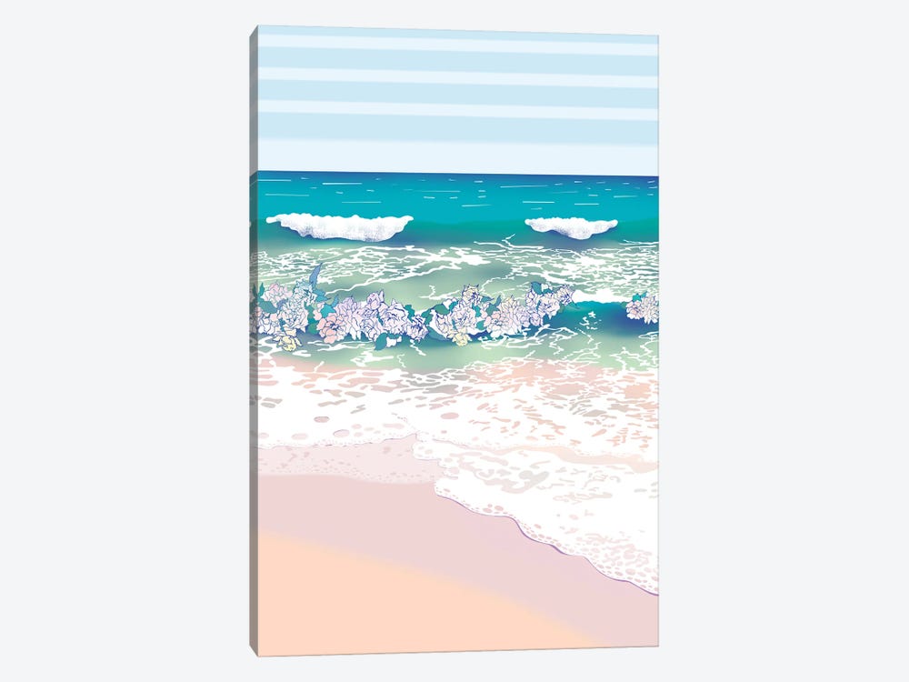 Rose Surf by Unratio 1-piece Canvas Print