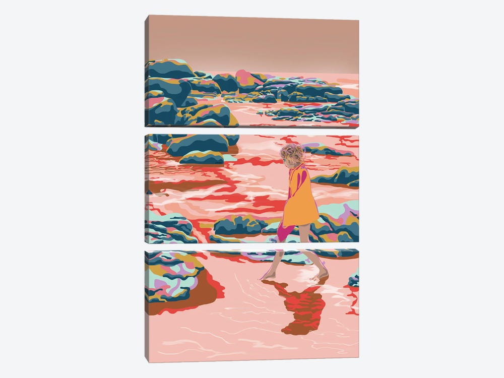 Skimming by Unratio 3-piece Art Print