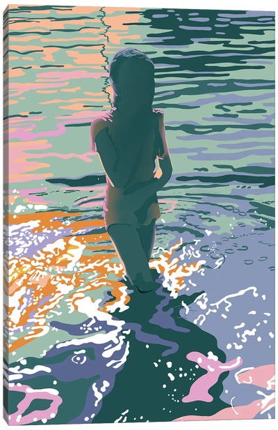 Splash Canvas Art Print - Unratio