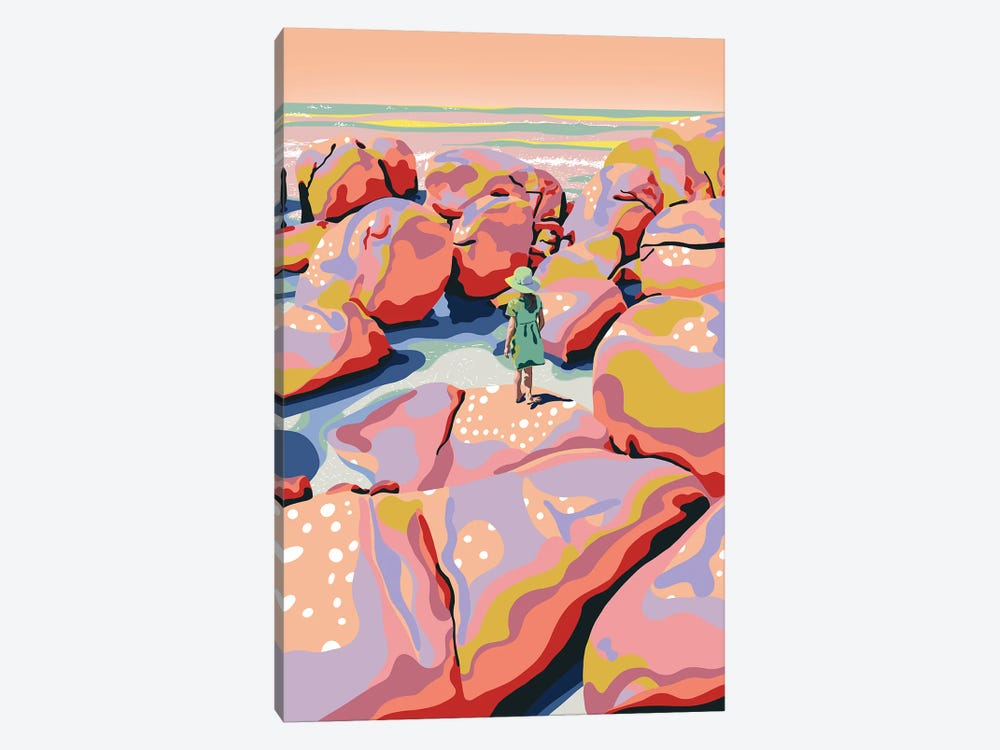 Barrel Beach by Unratio 1-piece Canvas Print