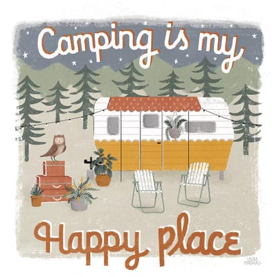 Gone Glamping V by Laura Marshall canvas print