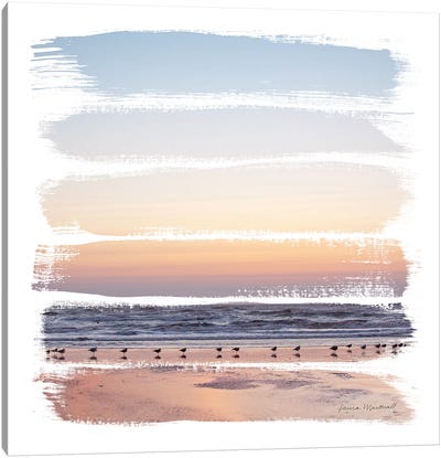 Sunset Stripes I Canvas Art Print