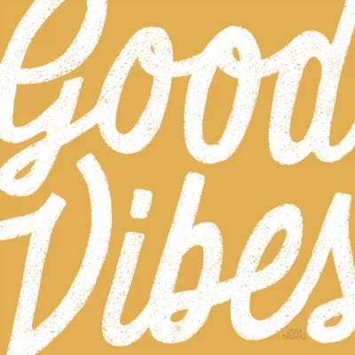 Positivity I Yellow by Laura Marshall canvas print