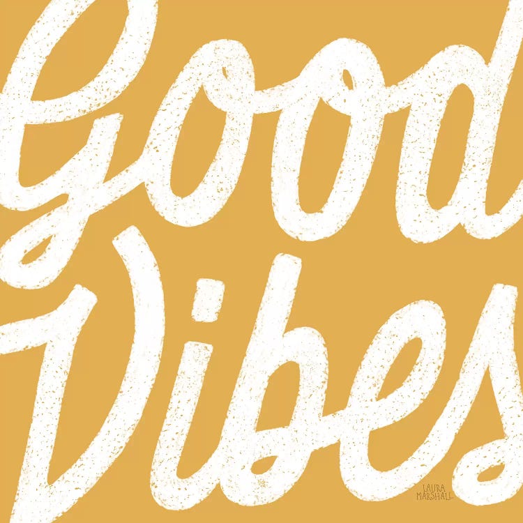 Positivity I Yellow by Laura Marshall wall art