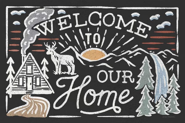 Home: Adventurous III Black by Laura Marshall
