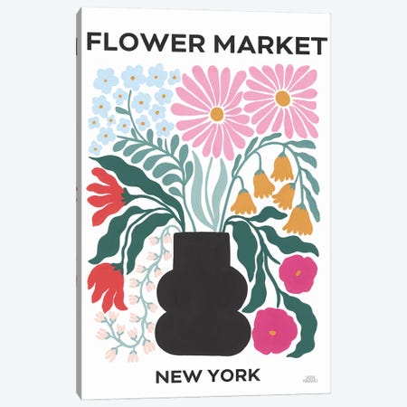 Flower Market III Canvas Print #URA238} by Laura Marshall Art Print