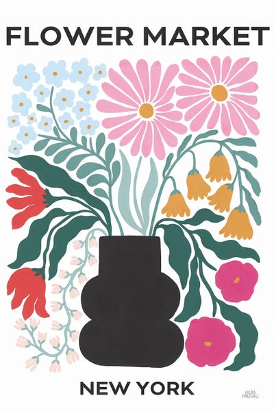 Laura Marshall: Flower Market III by Laura Marshall